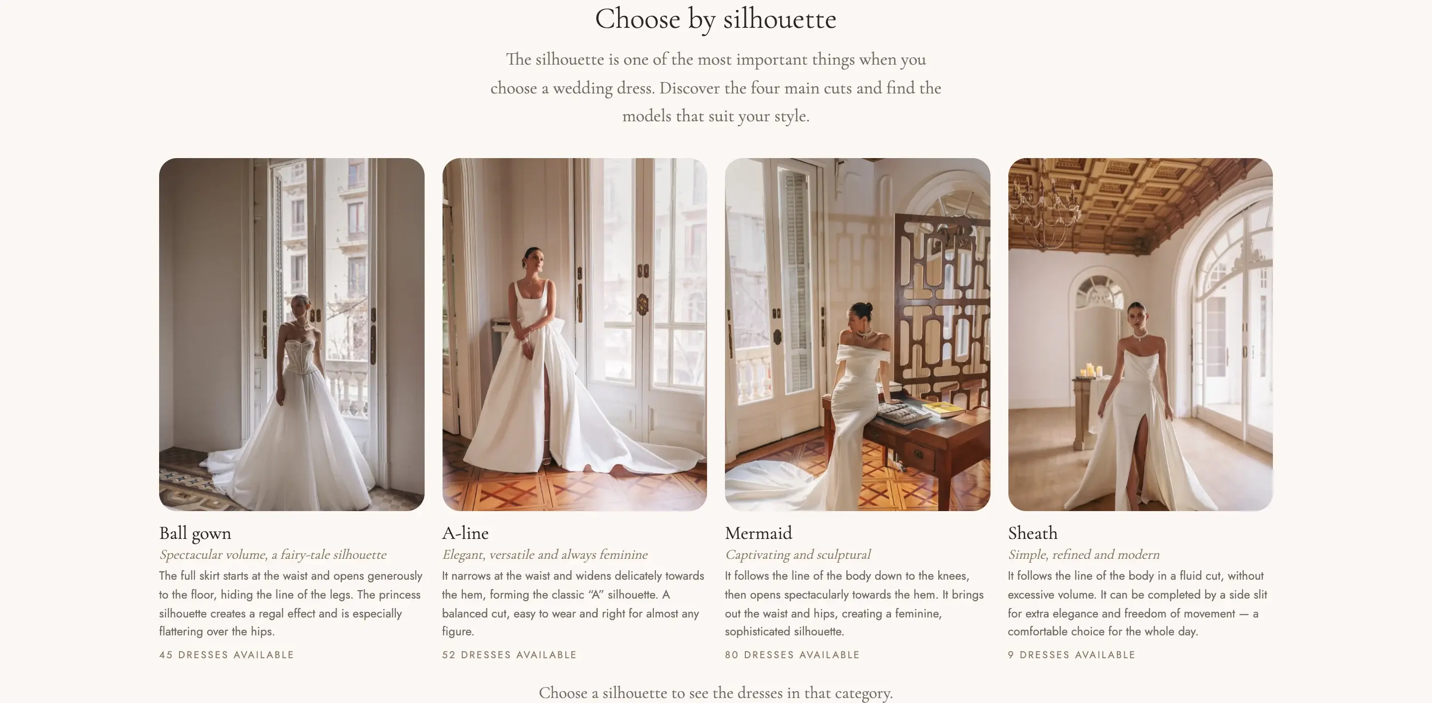 Giulietta Bridal website on a desktop screen