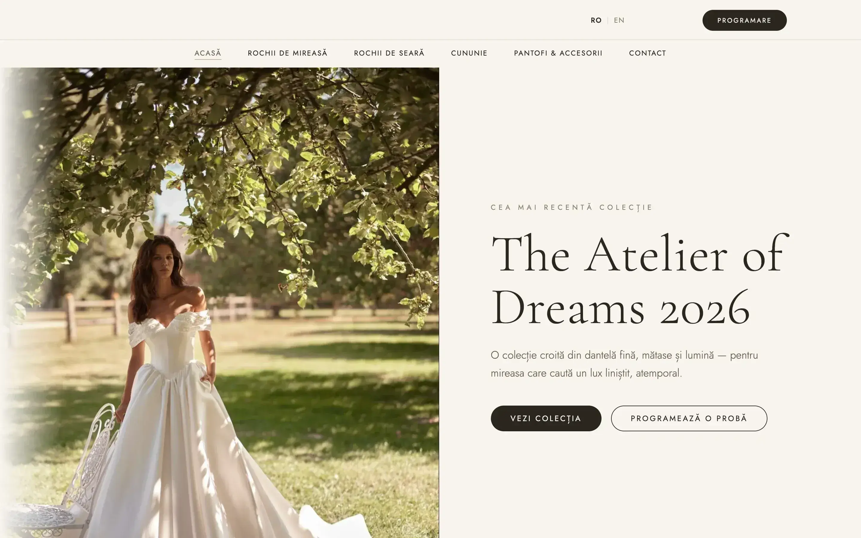 Atelier Verenna home page